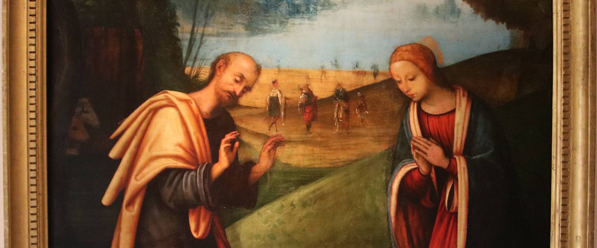 Lorenzo Costa, Adorazione del Bambino con i Magi in lontananza, 1503-1506 photo by Mongolo1984